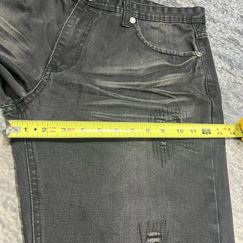 Vintage Brooklyn Xpress Jeans Mens‎ 38x31 Black Y2K Denim Grunge Archive
